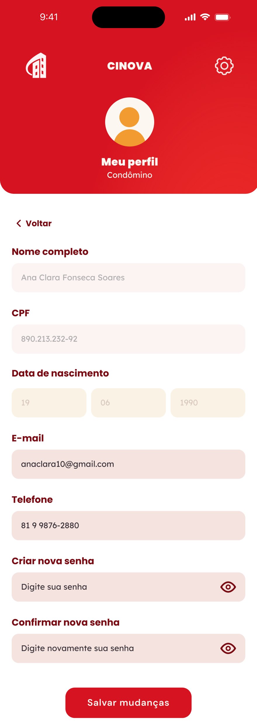 Perfil do condômino